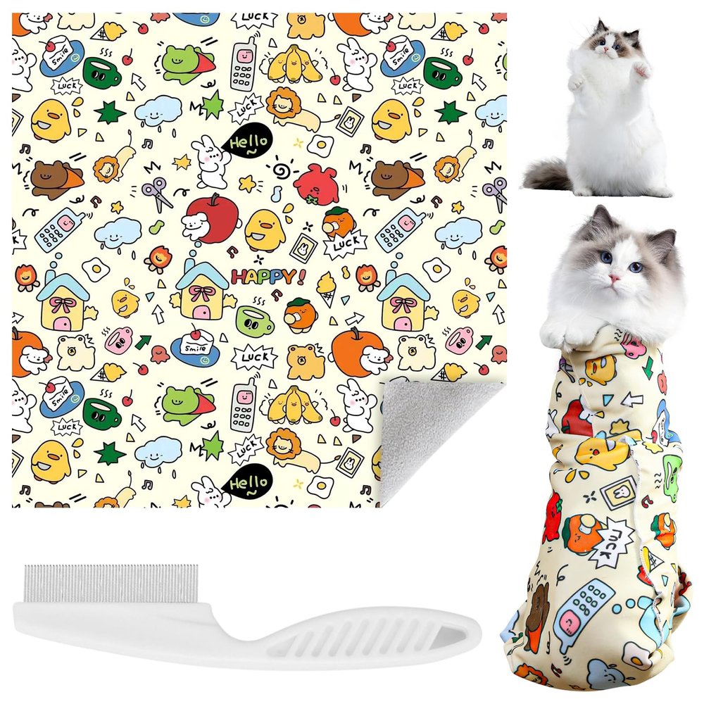 SPERMUOY Cat Grooming Wrap