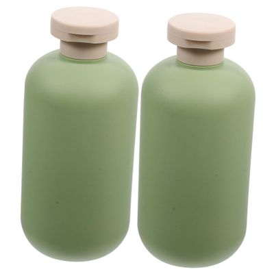 BUGUUYO 3-Piece Set Travel-Size Squeeze Bottles, Refillable Shampoo and Lotion Bottles, Leak-Proof Flip Caps, 300 ml, 2 pcs x 3