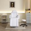 Hydraulic Swivel Beauty Massage Bed with Stool, 3-Section Adjustable view 4