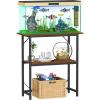 Snughome 2-Tier Aquarium Stand, Rustic Brown view 1