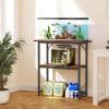 Snughome 2-Tier Aquarium Stand, Rustic Brown view 3