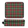 FRODOTGV 2-in-1 Hair Tool Organizer for Women with Heat-Resistant Mat, Red and Green Christmas Plaid view 3