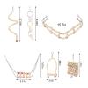 Parrot Chew Toy Set with Hanging Wooden Hammock, Bird Cage Swing and Climbing Ladder for Cockatiels, Finches and Small Parakeets view 2