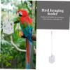 Yardwe Acrylic Bird Feeder Toy for Small Parrots and Cockatiels view 3