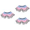 BUGUUYO 3-Piece Pet Drool Bibs for Dogs and Cats, Soft Decorative Feeding Bibs for Summer and Everyday Use view 1