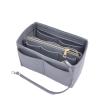 LYHYDMA Handbag Insert Makeup Organizer, Gray XL view 1