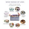 LYHYDMA Handbag Insert Makeup Organizer, Gray XL view 3