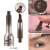 Brow-Fection Angled Brush & Dip Liquid Eyebrow Brush, Auburn view 3