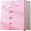 Colorful Plastic Wardrobe Organizer for Children with 7 Lockable Compartments view 1