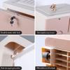 Colorful Plastic Wardrobe Organizer for Children with 7 Lockable Compartments view 4