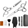 ZXPGHUJSHB 10-Piece Professional Hair Cutting Scissors Set, Blue view 2