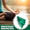 Natural Malachite Stone Discs for Meditation and Home Decor view 3