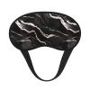 Marble Print Sleep Mask, Black view 1