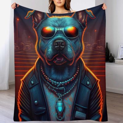 AAPZY Boss Dog Blanket, Soft Flannel Fleece, 140 x 180 cm