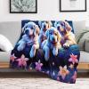 AAPZY Premium Cute Dog Flannel Blanket, Extra-Soft All-Season Throw view 2