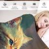 Premium Home Blanket - Cat Flannel Throw, Extra-Soft Four-Season Blanket, 140 x 180 cm view 3