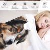 Cute Dog Flannel Throw Blanket, Soft Indoor & Outdoor Blanket, 100 × 130 cm view 3