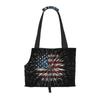 American Flag and Fireworks Pet Carrier for Small Dogs, Cats and Rabbits view 1