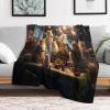 Cute Cat Thick Soft Warm Flannel-Fleece Blanket 3D Design view 2