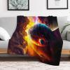 Starry Sky Thick Soft Flannel Fleece Throw Blanket, 130 x 180 cm view 2