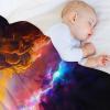 Starry Sky Thick Soft Flannel Fleece Throw Blanket, 130 x 180 cm view 4