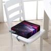 Hiseng Kids Booster Seat Cushion, Space Planets Pattern, Purple Universe, 12.6 x 12.6 x 3.1 in view 2