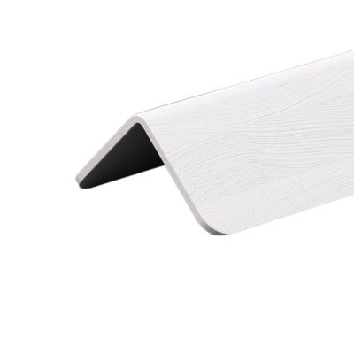 PVC Corner Guard, 1.5 m, 89° Angle, Waterproof Wall Profile, White, 2.5 cm Wide