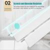 PVC Corner Guard, 1.5 m, 89° Angle, Waterproof Wall Profile, White, 2.5 cm Wide view 4