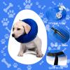FANSU Inflatable Recovery Collar for Dogs & Cats, Adjustable, Comfortable Protective Cone, L, Hot Pink view 3