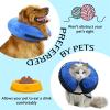 FANSU Inflatable Recovery Collar for Dogs & Cats, Adjustable, Comfortable Protective Cone, L, Hot Pink view 4