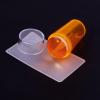 Clear Silicone Nail Stamper with Scraper, Transparent Body, 6 × 3 × 2.5 cm view 2