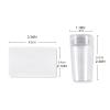 Clear Silicone Nail Stamper with Scraper, Transparent Body, 6 × 3 × 2.5 cm view 3