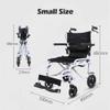 PNAJFUEL Lightweight Folding Self-Propelled Aluminum Wheelchair view 2