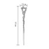 ALDDPWE Walking Cane for Older Adults, Solid Wood, Finely Carved, Faucet-Style Cane, 93 cm (36.61 in), 2 Colors view 2