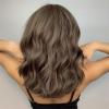 Dh2yjnbf3 Dark Brown Short Wavy Bob Wig for Women view 4