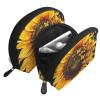 2-Piece Sunflower and Butterfly Print Cosmetic Bag Set view 3