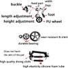 Large Dog Wheelchair for Hind Legs, Adjustable 2-Wheel Pet Cart view 4
