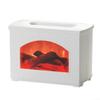 HOHOVYVY Flame Aroma Diffuser, Simulated-Flame Humidifier, USB, Quiet, 270 mL, White view 1