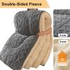 XHCTNN Cozy Thick Fleece Winter Bedding, 135 x 200 cm (A, 150 x 200 cm/3.0 kg) view 3