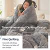 XHCTNN Cozy Thick Fleece Winter Bedding, 135 x 200 cm (A, 150 x 200 cm/3.0 kg) view 4