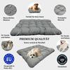 KING DOG Dog Cushion M 80 x 60 cm, Waterproof Gray Mat, 10 cm High view 2