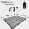 KING DOG Dog Cushion M 80 x 60 cm, Waterproof Gray Mat, 10 cm High view 4