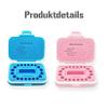 Frohstadt Milk Tooth Box, Waterproof Plastic - Blue Heart view 2