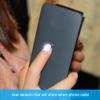 Hermosiey 5-Piece NFC Flash Nail Stickers, LED Bare-Chip Smart Illuminating Nail Enhancement, Dark Blue view 2