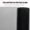 Black Plastic Pet Fence for Balcony and Garden, Hexagonal Plant Protection Net, 1 x 50 m view 4