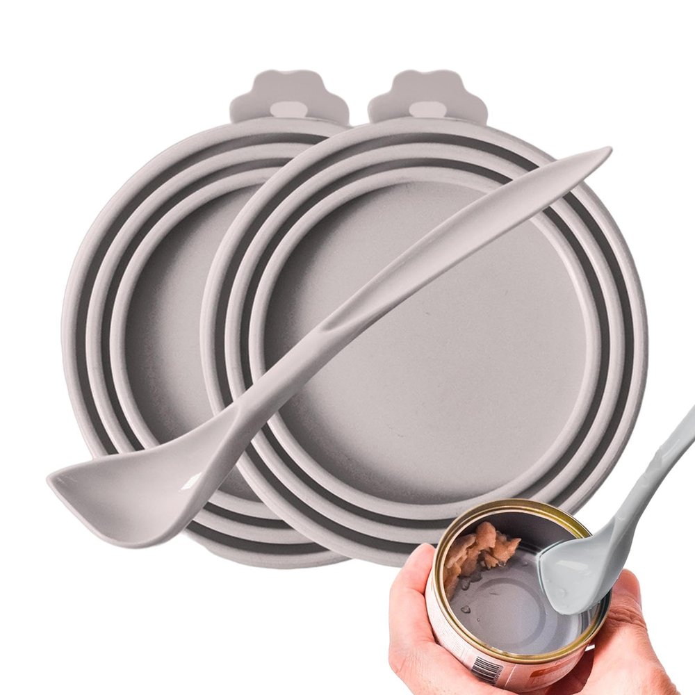 Pet Food Can Lid, Silicone Pet Can Cover Set