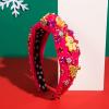 Wide Knotted Bow Headband for Women and Girls view 2