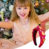 Wide Knotted Bow Headband for Women and Girls view 3