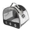 Happyyami Small Animal Carrier, Lightweight Canvas Pet Travel Bag, Black view 1