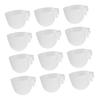 Happyyami 20-Pack Bird and Pigeon Water Cups, White Plastic view 1